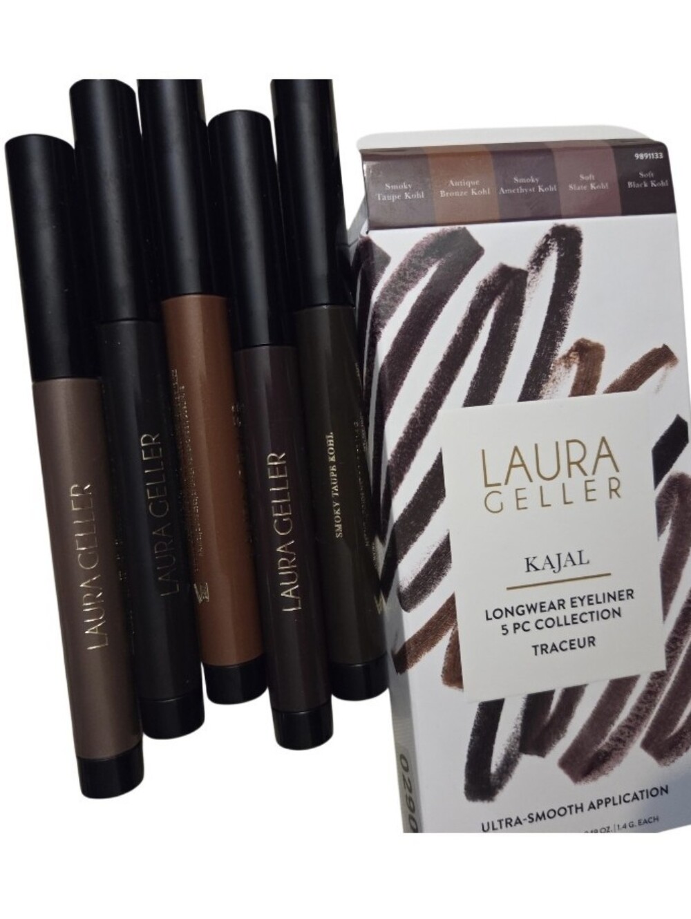 Laura Geller Kajal Longwear Eyeliner 5 Piece Set